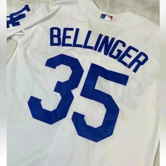 AUTHENTIC MAJESTIC Sz S CODY BELLINGER LOS ANGELES DODGERS FLEX BASEBALL Jersey - Picture 12 of 16